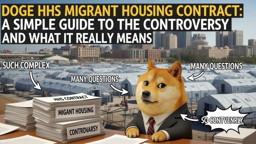 doge hhs migrant housing contract