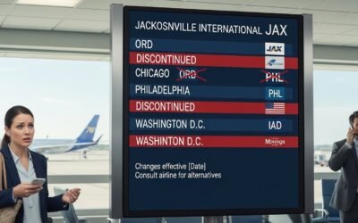 jacksonville flight discontinuations