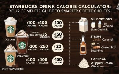 starbucks drink calorie calculator